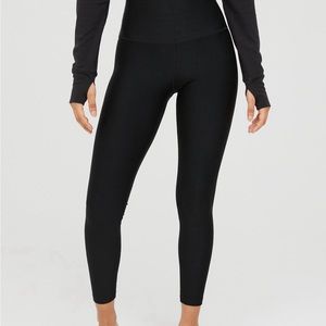 Aerie OFFLINE Ribbed Shine High Waisted Leggings
